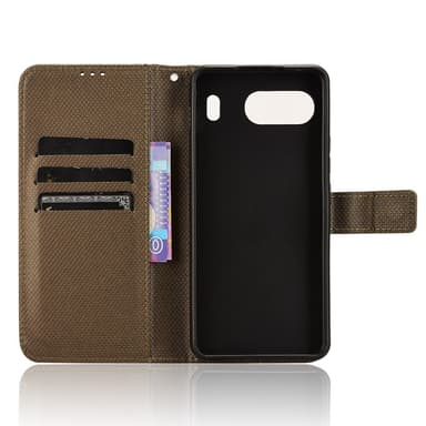 SKALO OnePlus Nord 4 Premium Mini Romb Plånboksfodral - Brun