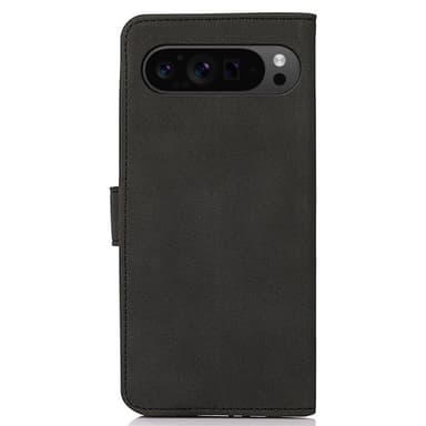 SKALO Google Pixel 9 Pro XL KHAZNEH Plånboksfodral i PU-Läder - Svart