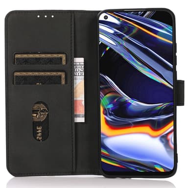 SKALO Google Pixel 9 Pro XL KHAZNEH Plånboksfodral i PU-Läder - Svart