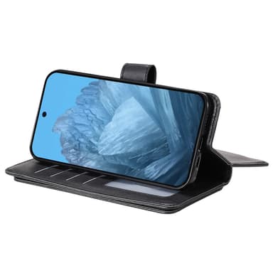 SKALO Google Pixel 9/9 Pro 10-FACK Plånboksfodral - Svart