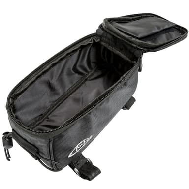 tectake Cykelväska för smartphones - 20 x 9,5 x 10 cm, svart
