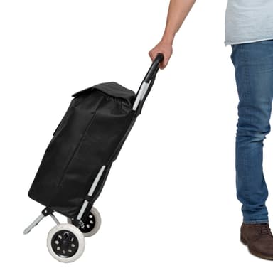 tectake Shoppingvagn - svart