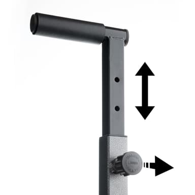 tectake Träningsstation home gym med bänkpressmodul - svart