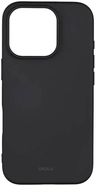 Onsala iPhone 16 Pro silicone fodral (svart)