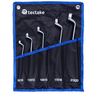 tectake Ringnyckel 5 st - svart