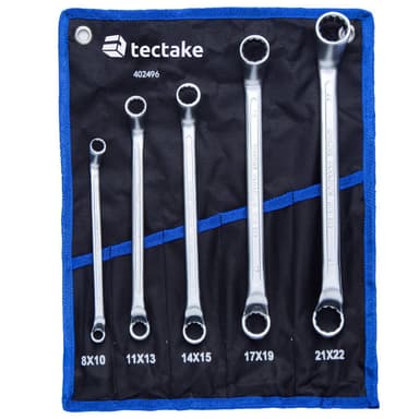 tectake Ringnyckel 5 st - svart