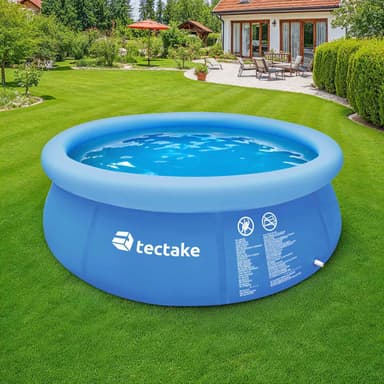 tectake Pool rund Ø 240 x 63 cm - blå