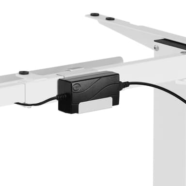 tectake Höj- och sänkbart skrivbord Yannick - vit