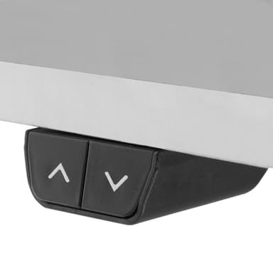 tectake Höj- och sänkbart skrivbord Yannick - vit