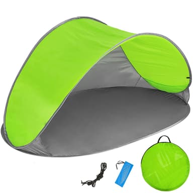 tectake Pop-up tält Jasmin - grå/grön