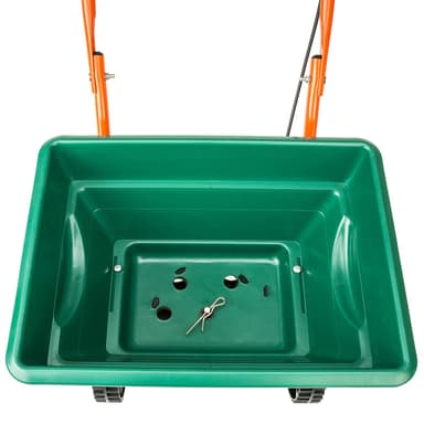 tectake Spridarvagn strövagn 25 liter - grön