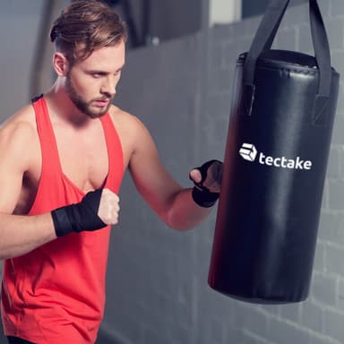 tectake Boxningssäck set - svart