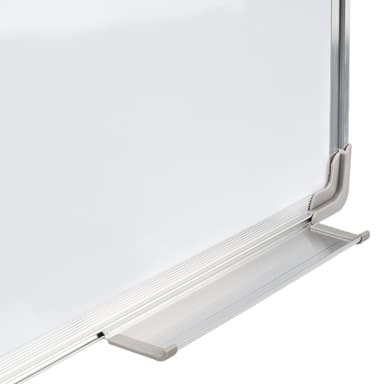 tectake Whiteboard magnettavla + 12 färgade magneter - 40 x 30 x 2 cm