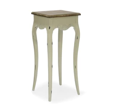 Blomstativ SAMIRA 36x36xH81cm, antikvit/natur