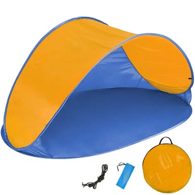 tectake Pop-up tält Jasmin - blå/orange