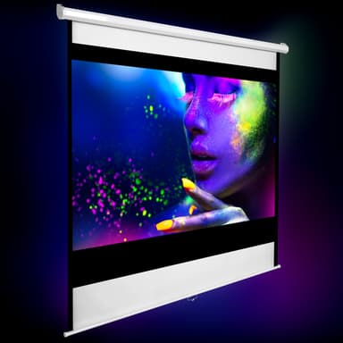 tectake HDTV Projektorskärm - 178 x 178 cm