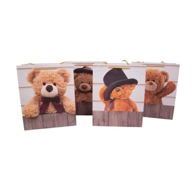 Presentpåse TEDDY, 26x32x12cm, mix