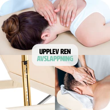 tectake 3-zons massagebänk Somwang med 7,5 cm stoppning och träram - beige