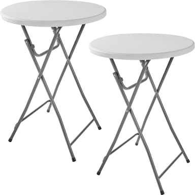 tectake Ståbord i 2 delar Pascal - vit