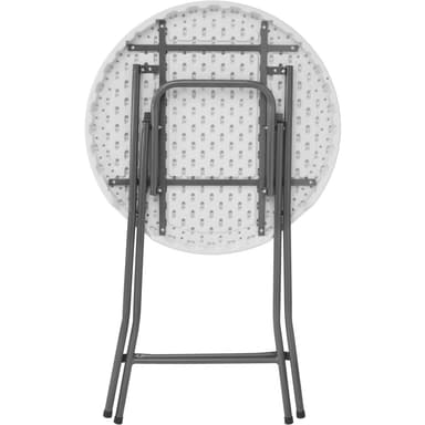 tectake Ståbord i 2 delar Pascal - vit