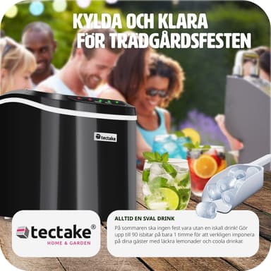 tectake Ismaskin - svart