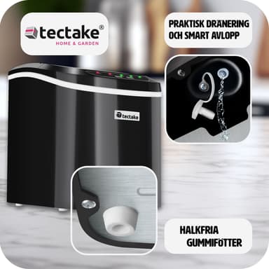 tectake Ismaskin - svart