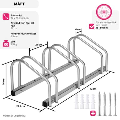tectake Cykelställ - 3