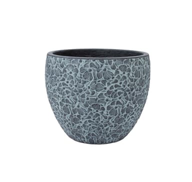 Växthållare FLORA D24xH19,5cm, svart/grå