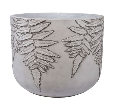 Växthållare FERN D55xH43,5cm, vit/grå
