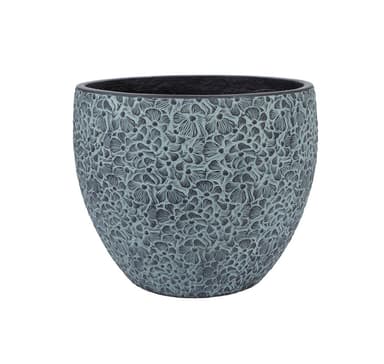 Växthållare FLORA D37xH30cm, svart/grå