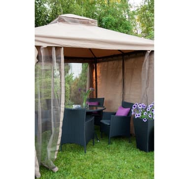 Myggnät till lusthus LEGEND 2,91x3,91m, beige