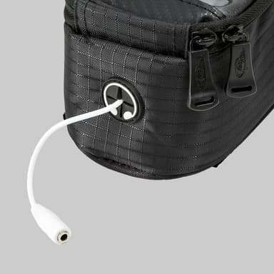 tectake Cykelväska för smartphones - 20,5 x 10 x 10,5 cm, svart