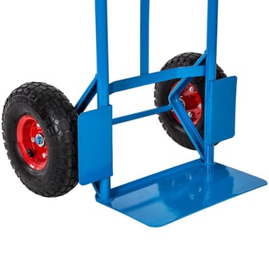 tectake Säckkärra med gummidäck - blå