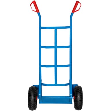 tectake Säckkärra med gummidäck - blå