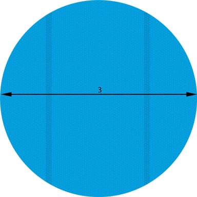 tectake Poolskydd runt - Ø 300 cm