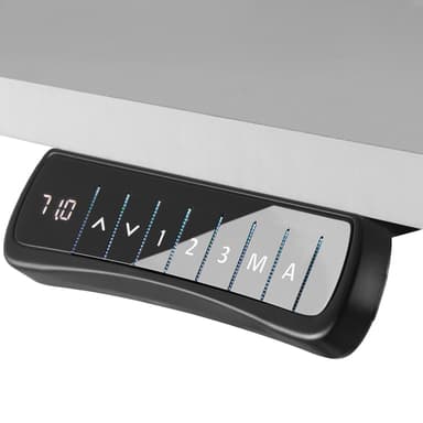 tectake Höj- och sänkbart skrivbord Piotr - vit