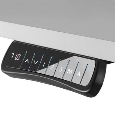 tectake Höj- och sänkbart skrivbord Piotr - vit
