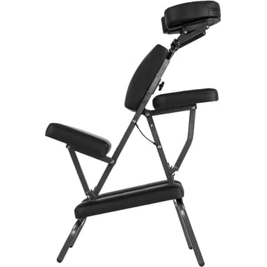 tectake Massagestol i konstläder - svart