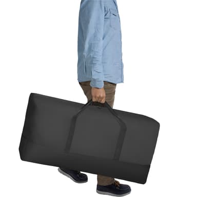 tectake Massagestol i konstläder - svart