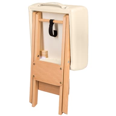 tectake Pall + 2 stödrullar - beige
