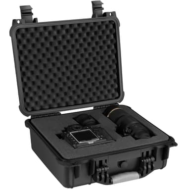 tectake Universalbox Kameraväska Skyddsväska - L