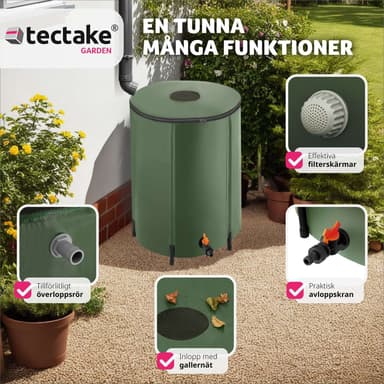 tectake Regntunna - 250 L