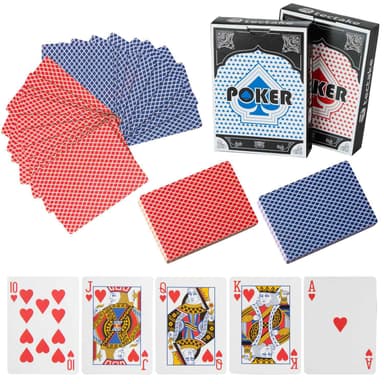 tectake Pokerset - silver, 1000 delar
