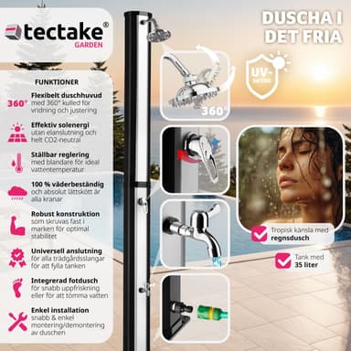tectake Soldusch Ofanto - svart/silver