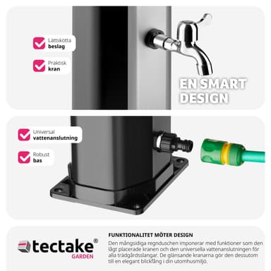 tectake Soldusch Ofanto - svart/silver