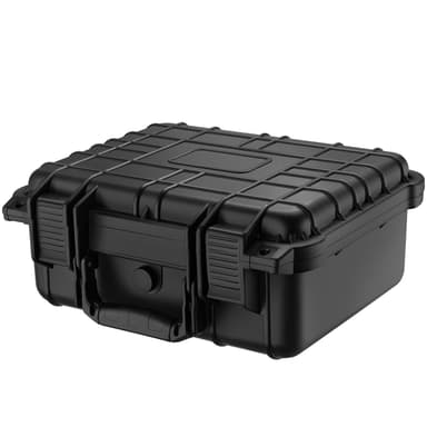 tectake Universalbox Kameraväska Skyddsväska - M