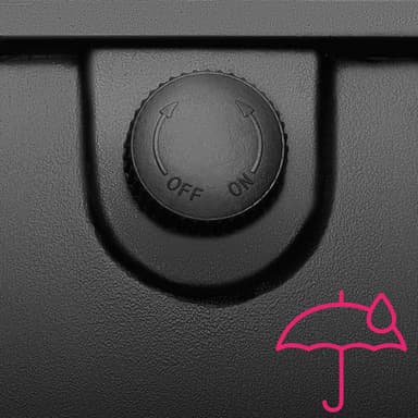 tectake Universalbox Kameraväska Skyddsväska - M
