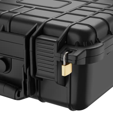 tectake Universalbox Kameraväska Skyddsväska - M