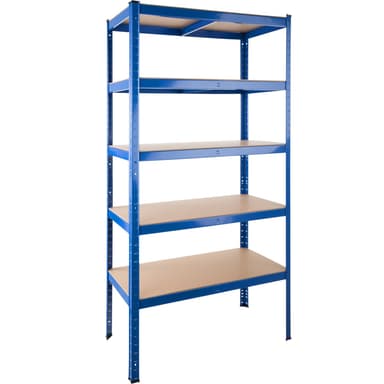 tectake Lagerhylla 5 hyllplan stål - 1275 kg
