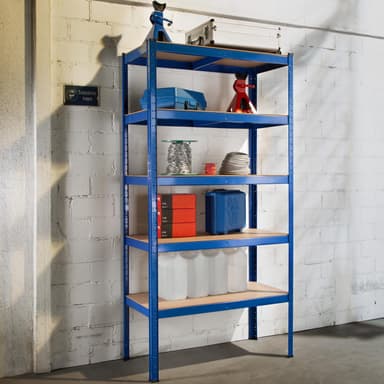 tectake Lagerhylla 5 hyllplan stål - 1275 kg